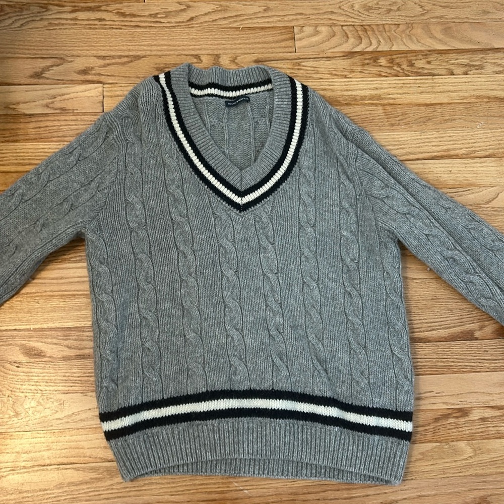 Brandy Melville Nikki Heavy Wool Stripe Sweater